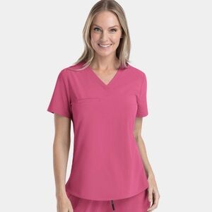 NWT Epic Scrub Set in Shocking Pink